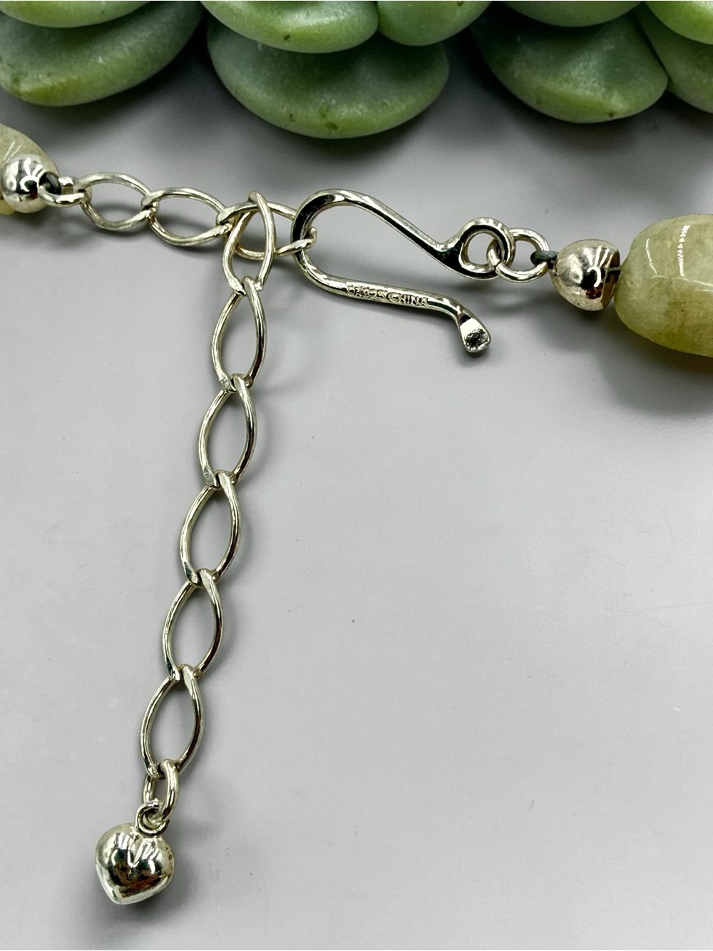 Jay King DTR Aquamarine Nugget Necklace Sterling 18-20” Blue Green Chunky Stones - Picture 7 of 17
